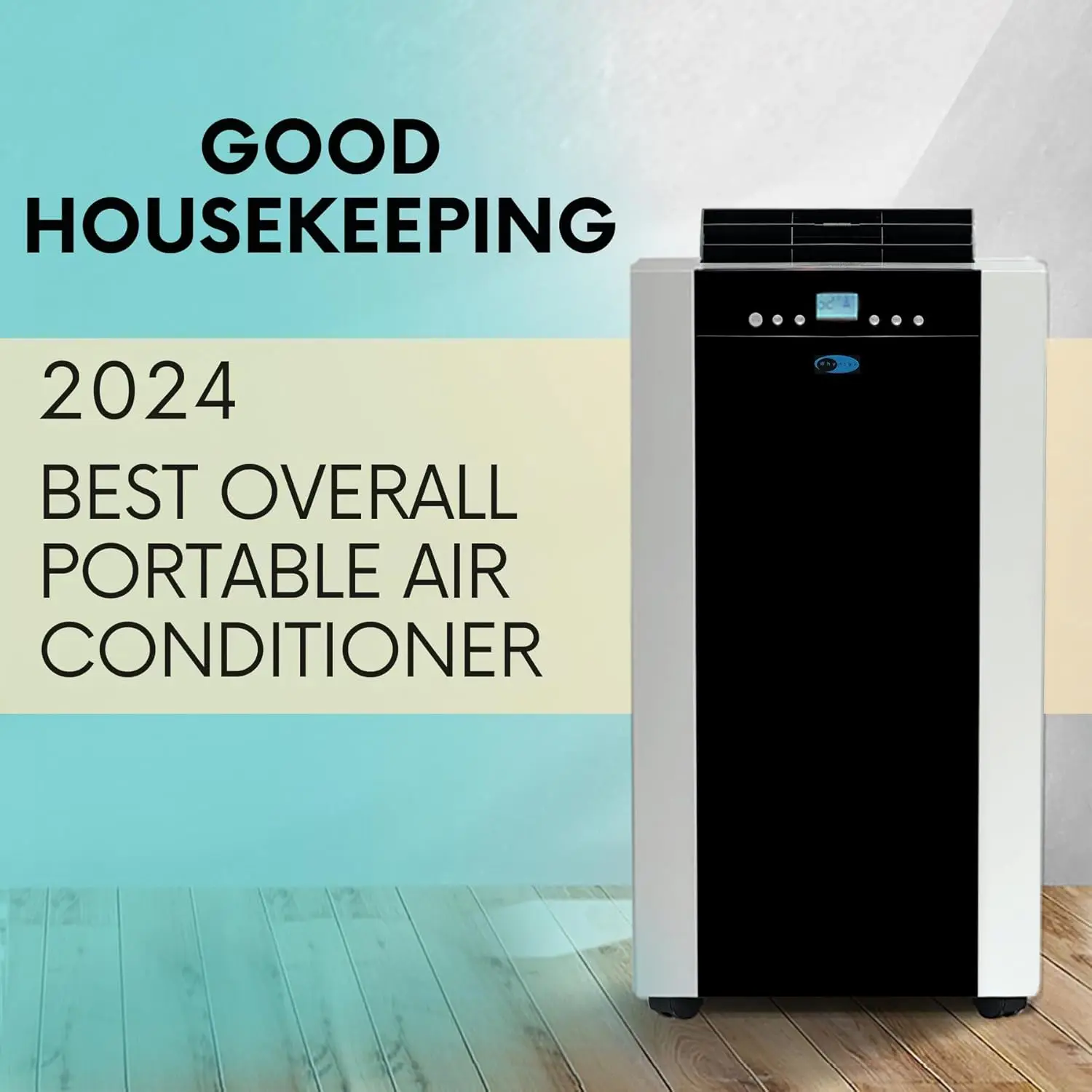 Air Conditioner 14,000 BTU with Dual Hose Dehumidifier & Cooling Fan for 500 Sq Ft Rooms