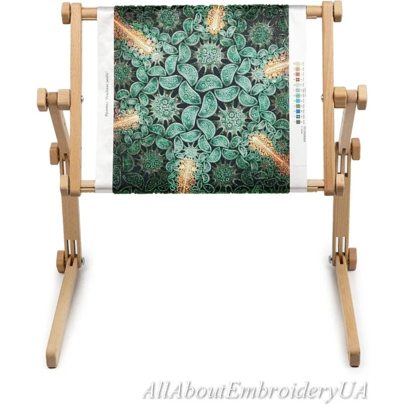 قابل للتعديل نسيج الإطار حامل حر اليدين ل عبر غرزة التطريز التطريز الجدول اللفة خشب الزان العضوي 30x40