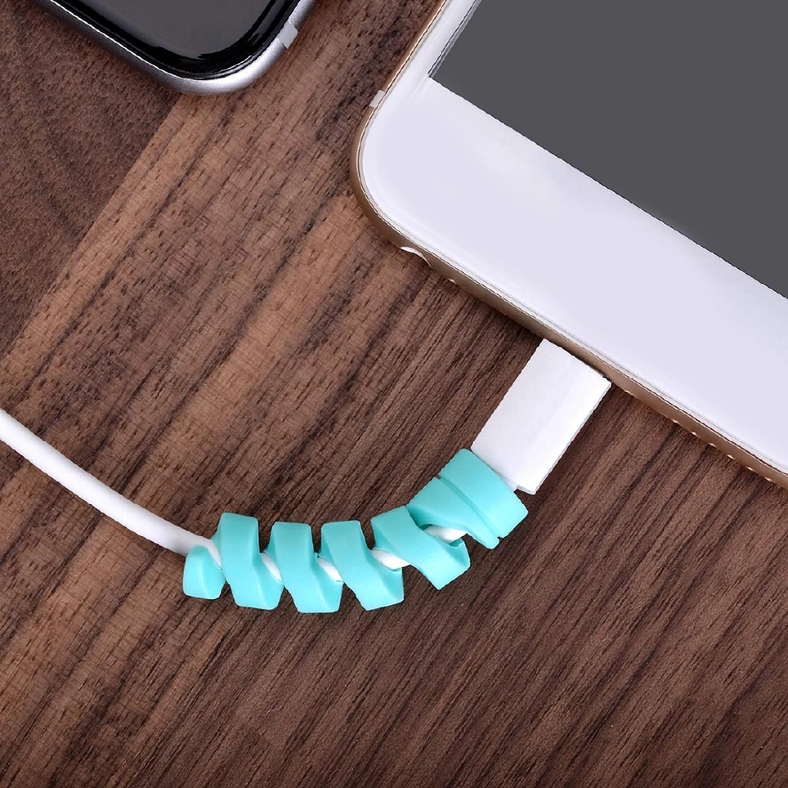 Spiral Cable Protector Saver Cover for Earphone Mouse USB Charger Wire Charger Cable Cord Protector Management Cable Organizer