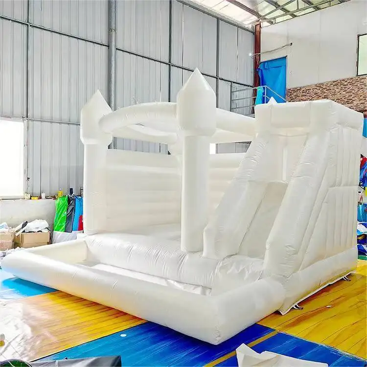 Fabrik Direkt verkauf hochwertige aufblasbare Türsteher burg mit Rutsche und Ballpool