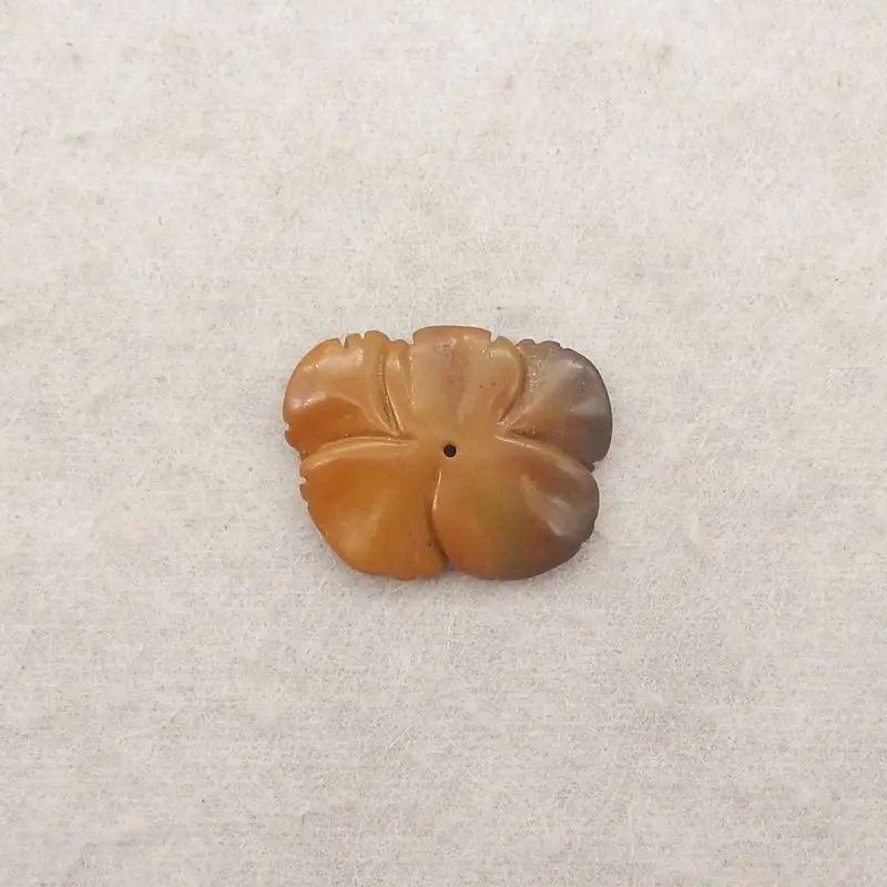 

Подвеска в форме цветка «Тигровый глаз» с ответами Chatoyant, ремесленные украшения, аксессуары в стиле бохо 22x17x3 мм-1,2 г