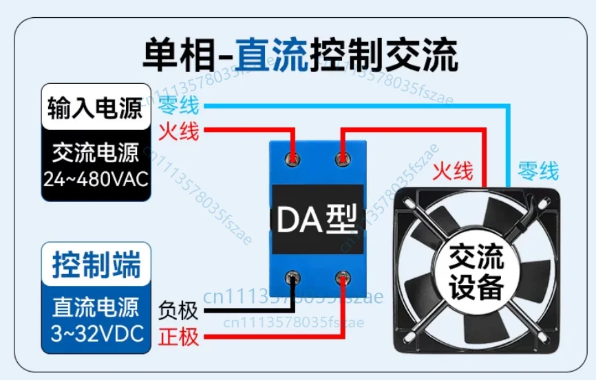 Accessories 1 pcs all-in-one solid state relay, dc controlled ac ztp-10da, ztp-25da, ztp-40da