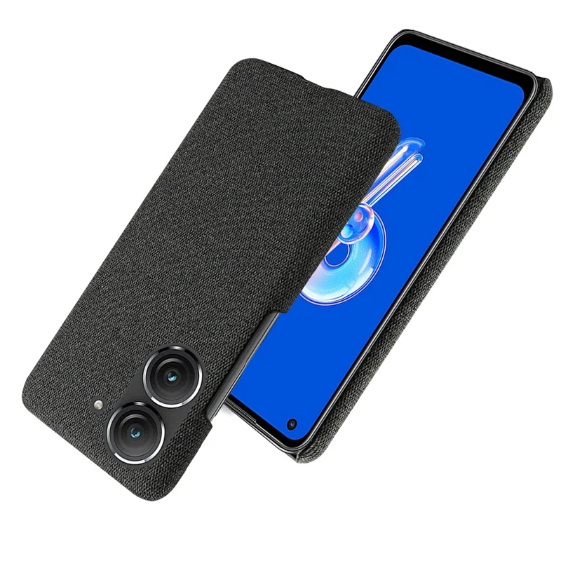 Capa pro asus zenfone 9 10 5G pouzdro natvrdo PC nárazuvzdorné tkanina textil textilie látka ochranný zakrýt pro azus zenfone 10 9 чехол