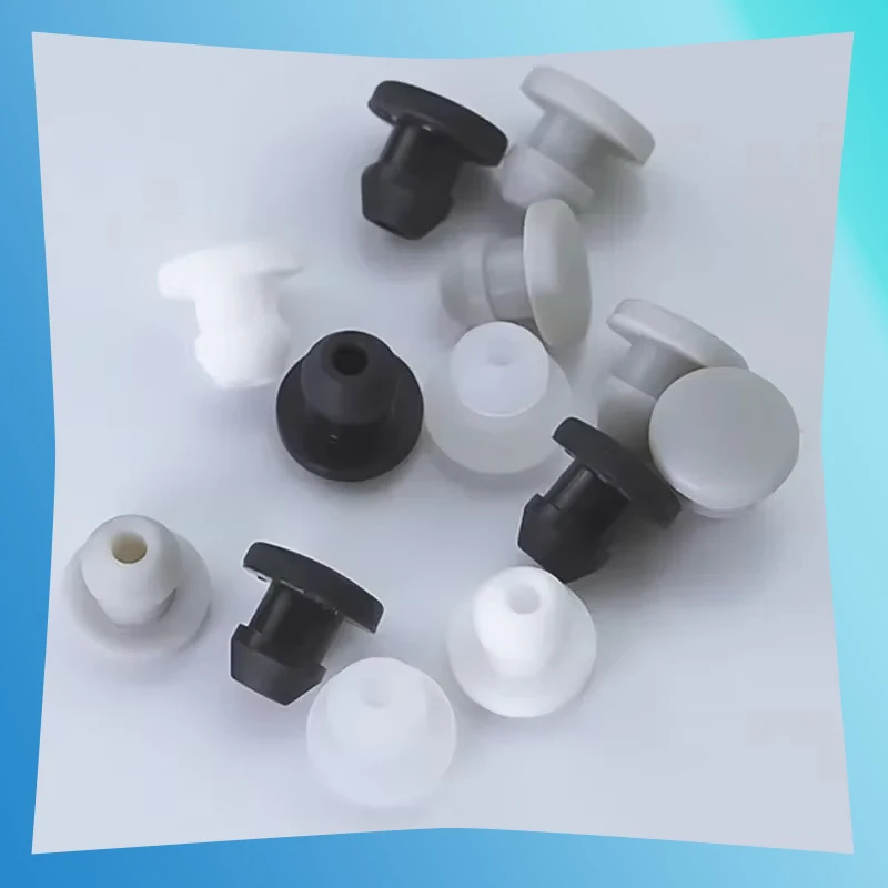 Silicone Rubber Conical Stopper, Sealing Stopper Type T Tube Inserts Dust Cap 2.5-50.6mm