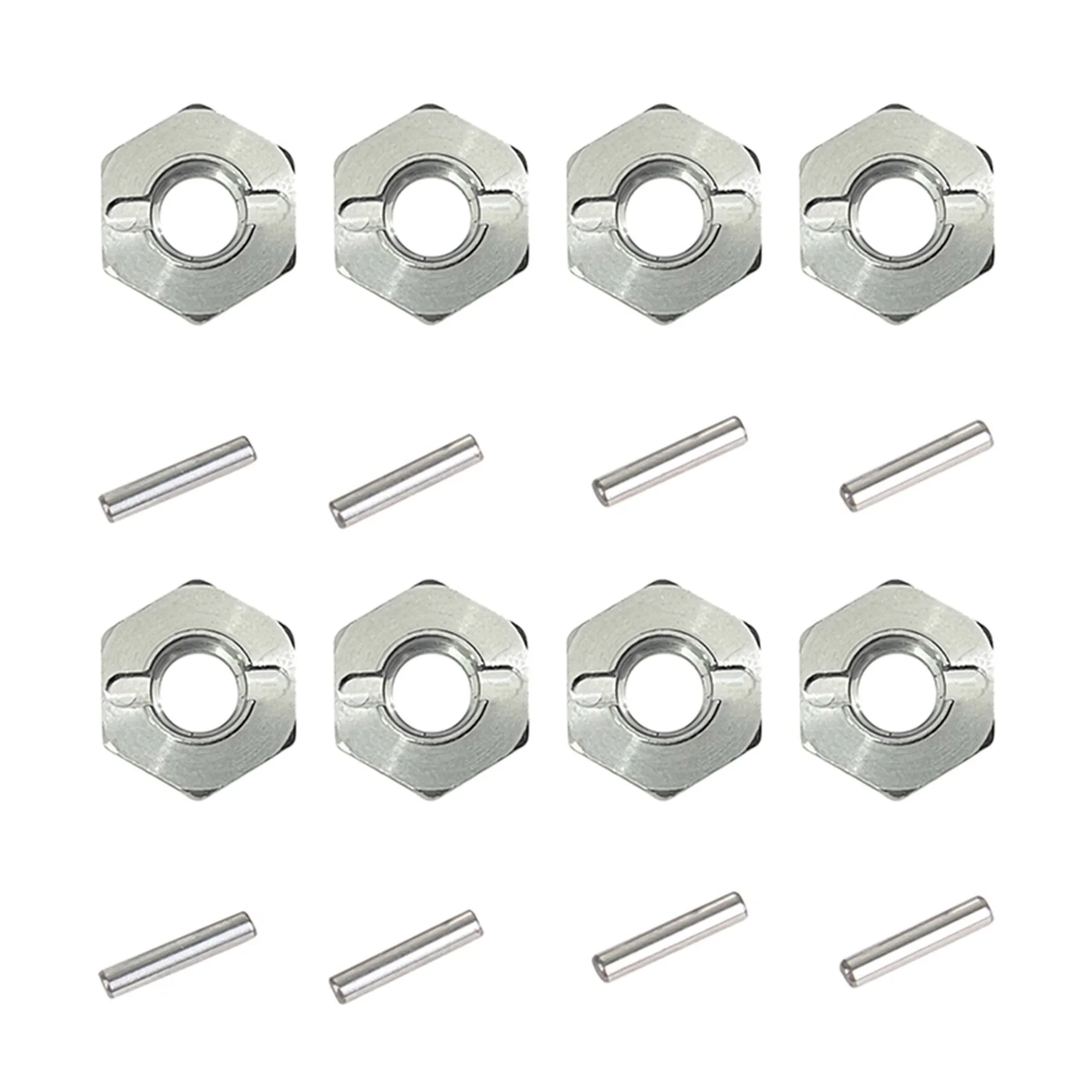 8 قطعة معدنية 12 مللي متر عجلة عرافة مهايئ توزيع ل HAIBOXING HBX 16889 16889A 16890 901 901A 903 903A 905 RC قطع غيار السيارات