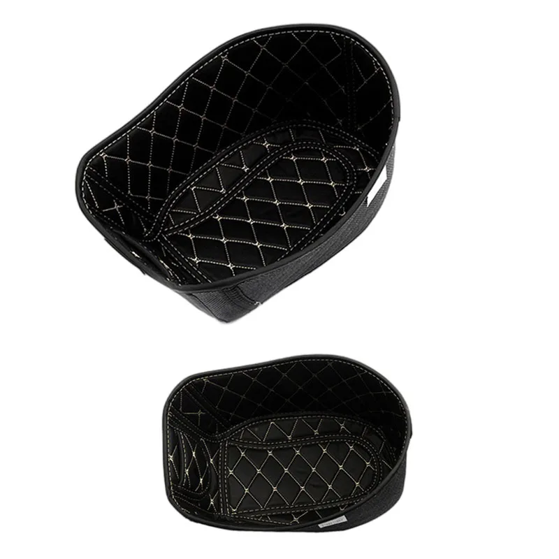 

Для Honda CLICK125/CLICK150 мотоциклетный багажник, вкладыш для сиденья, ящик для хранения, внутренняя защита накладки-черная искусственная кожа