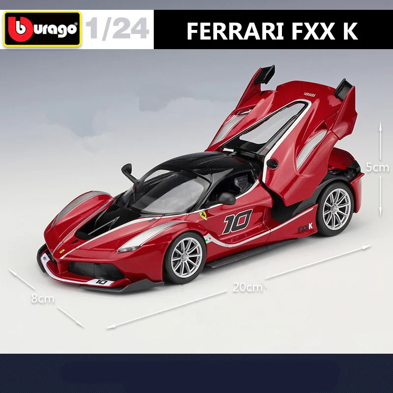 Bburago 1:24 Ferrari FXX K Alloy Sports Car Model Diecasts Metal Toy Racing Car Vehicles Model Simulation Collection Kids Gifts