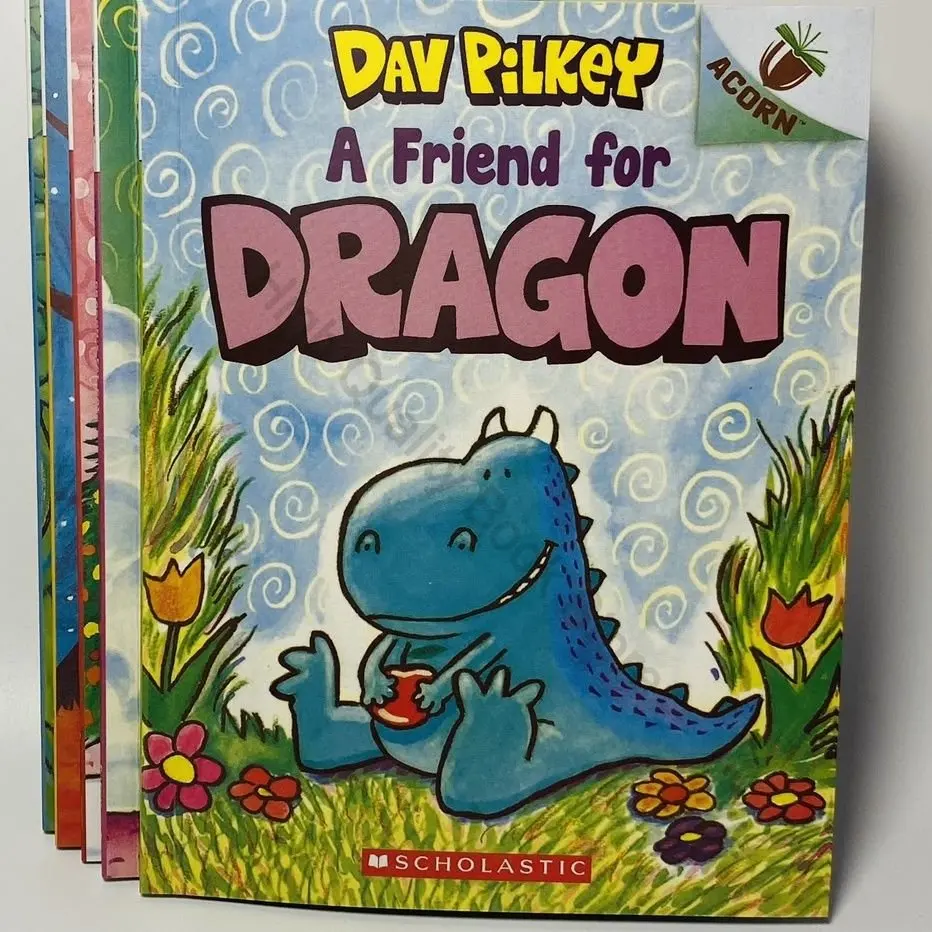 5 Books/Set Fat Dinosaur Children's English Picture Books Children's Puzzle Enlightenment Reading Books