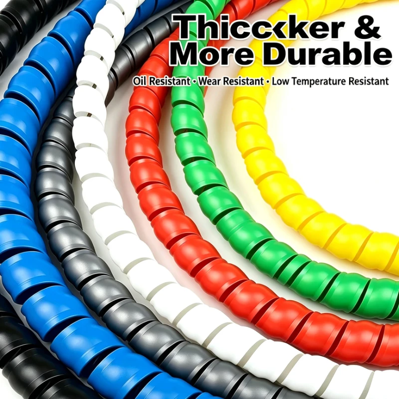 Anti-freeze, wear-resistant storage winding hose for wire, cable and water pipe protection sleeve