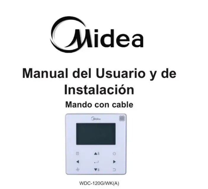 New Midea Air conditioner wire controller Display control panel 17317100002915 KJR-120G/BWK-E WDC-120G/WK(A)