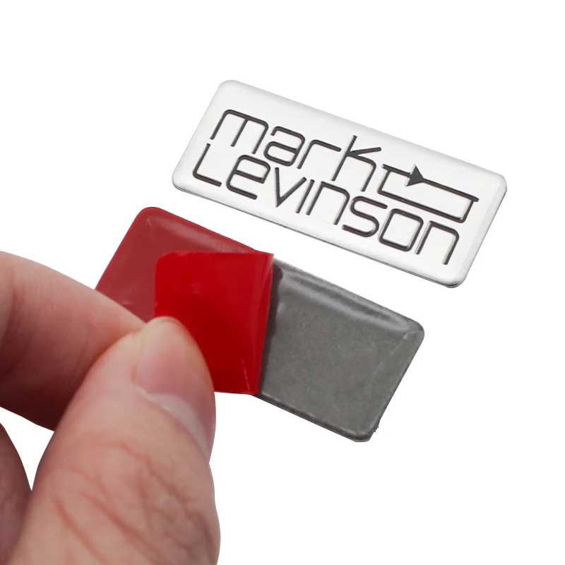 

3D алюминиевый значок Mark Levinson, эмблема для стайлинга автомобилей, автомобильный динамик, аудио наклейки для Lexus GX460 IS250 RX IS Sport LX570 IS300 LS46