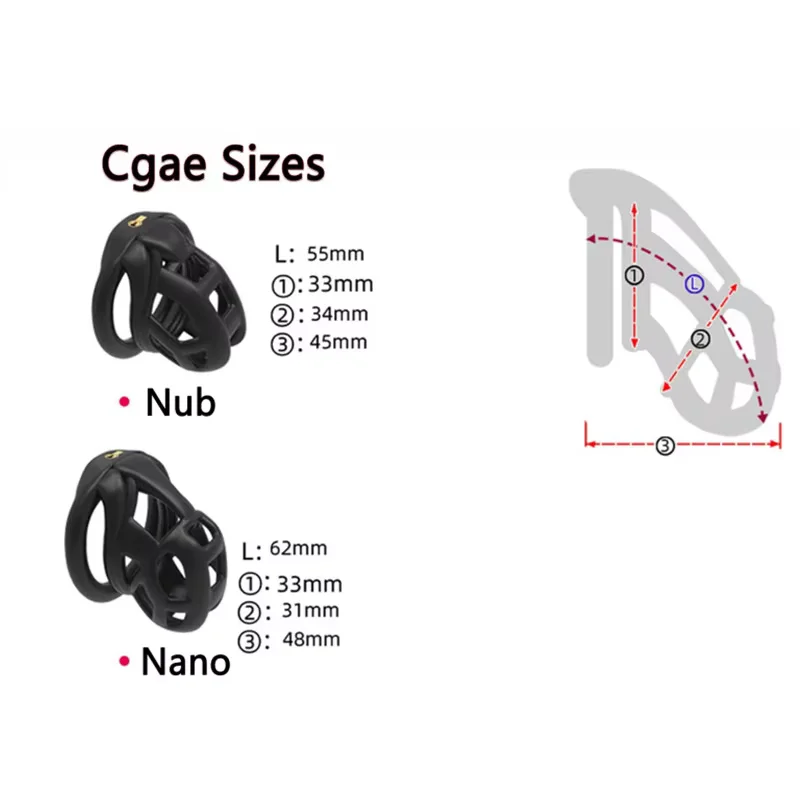 Higher Quality Male Chastity Cage Sex Toys Sissy Femboy Beginner Cobra Chastity Devices with 4 Size Cock Rings Sex Toys for Man