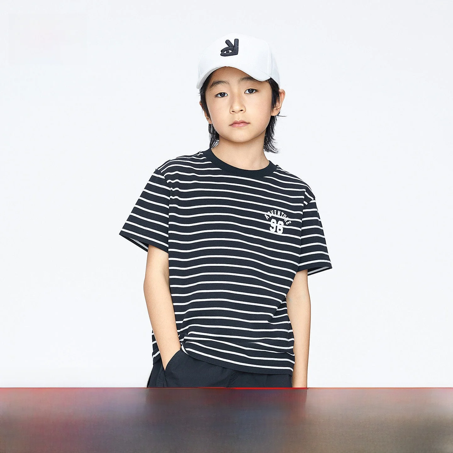 t-shirt-a-maniche-corte-girocollo-a-righe-annil-per-bambini-sportiva-casual-versatile-in-misto-cotone-nuova-collezione-estiva-per-ragazzi-e-ragazze