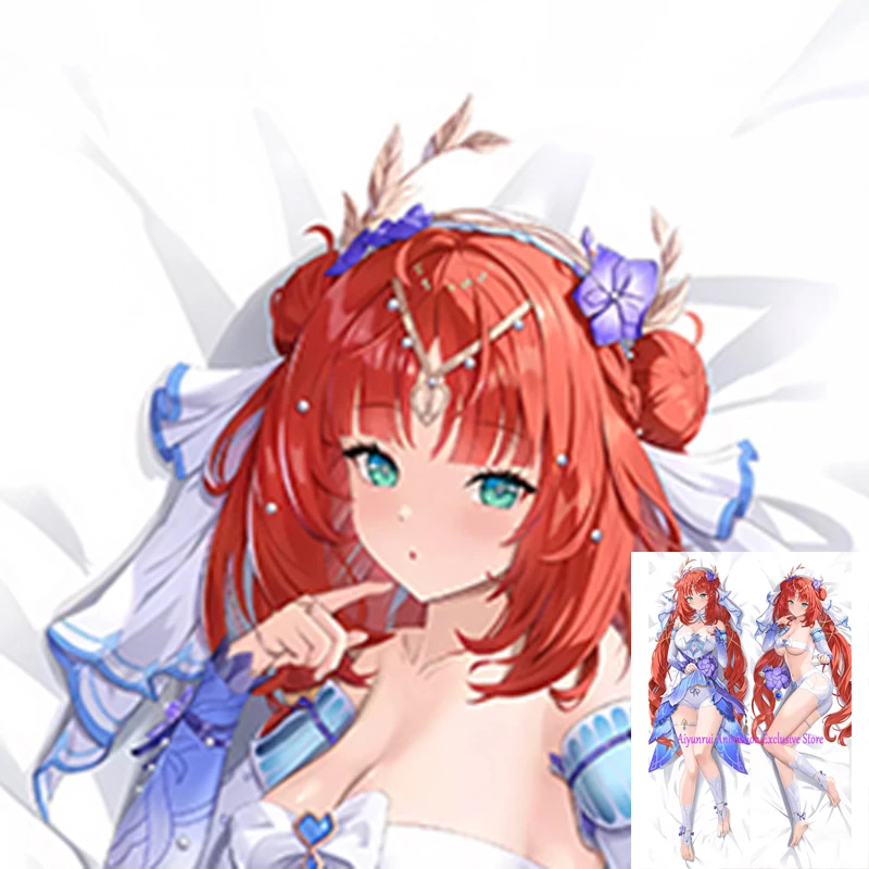 

Anime Dakimakura Pillow Case Nel Sexy and Busty Beautiful Girl Double-Sided Halloween