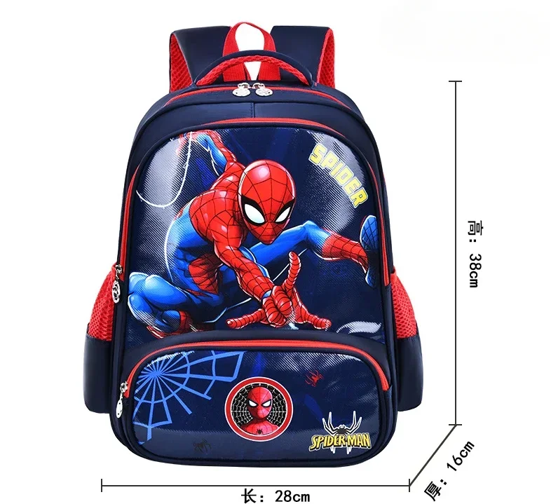 Disney girls frozen Spider-Man backpack lunch Elsa bag pencil cartoon Avengers   girl boy gift bag school student gift