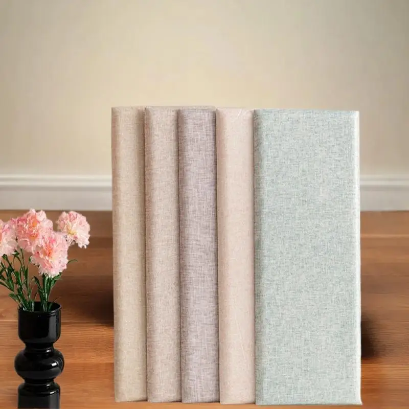 Anti Collision Self-Adhesive Linen Soft Bag Wall Sticker, Wall Enclosure, Backrest Cushion, Decorative Sticker