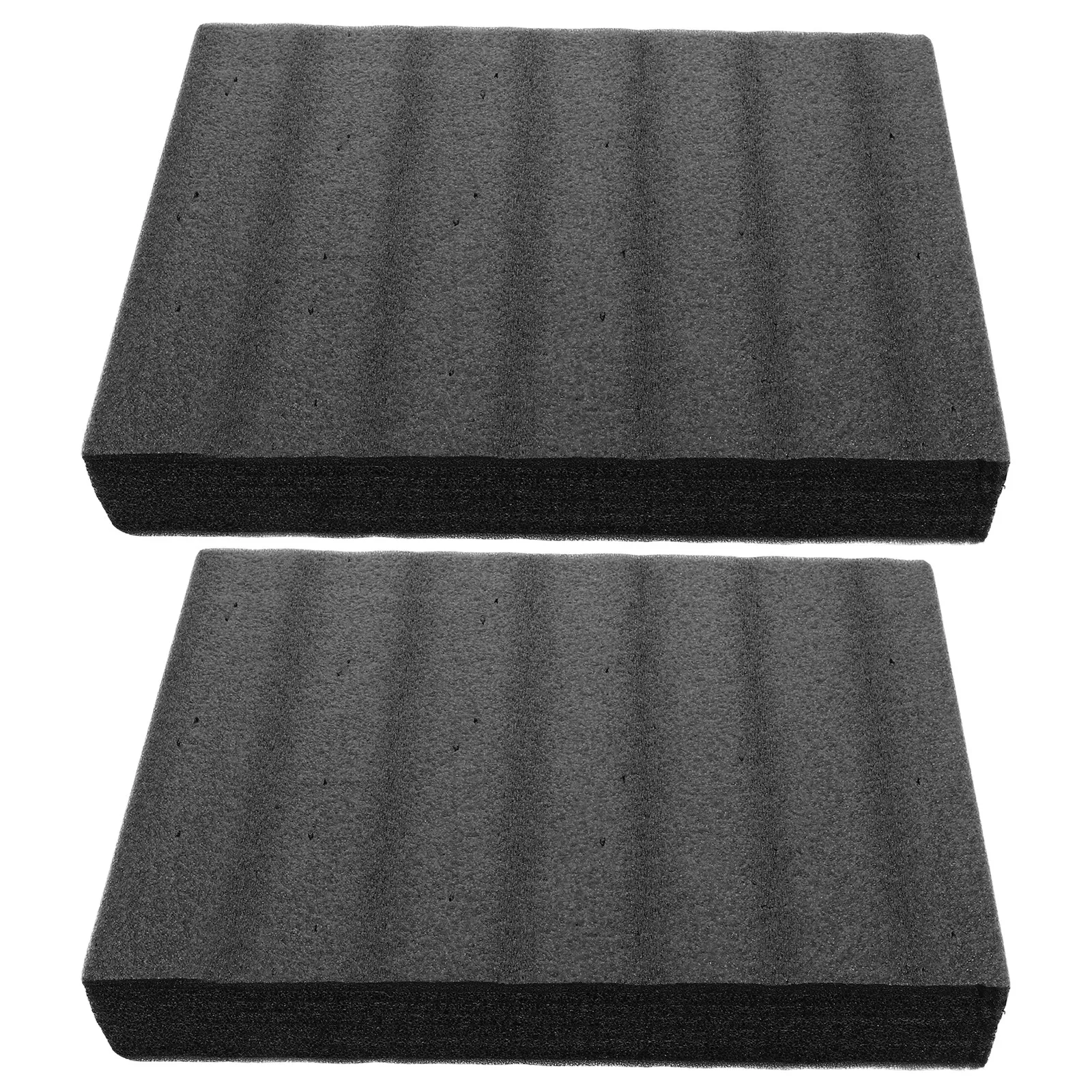 

2 шт. черных полиэтиленовых пенопластовых листов, толстые пенопластовые вставки для упаковки, защитные вкладыши для транспортировочных коробок