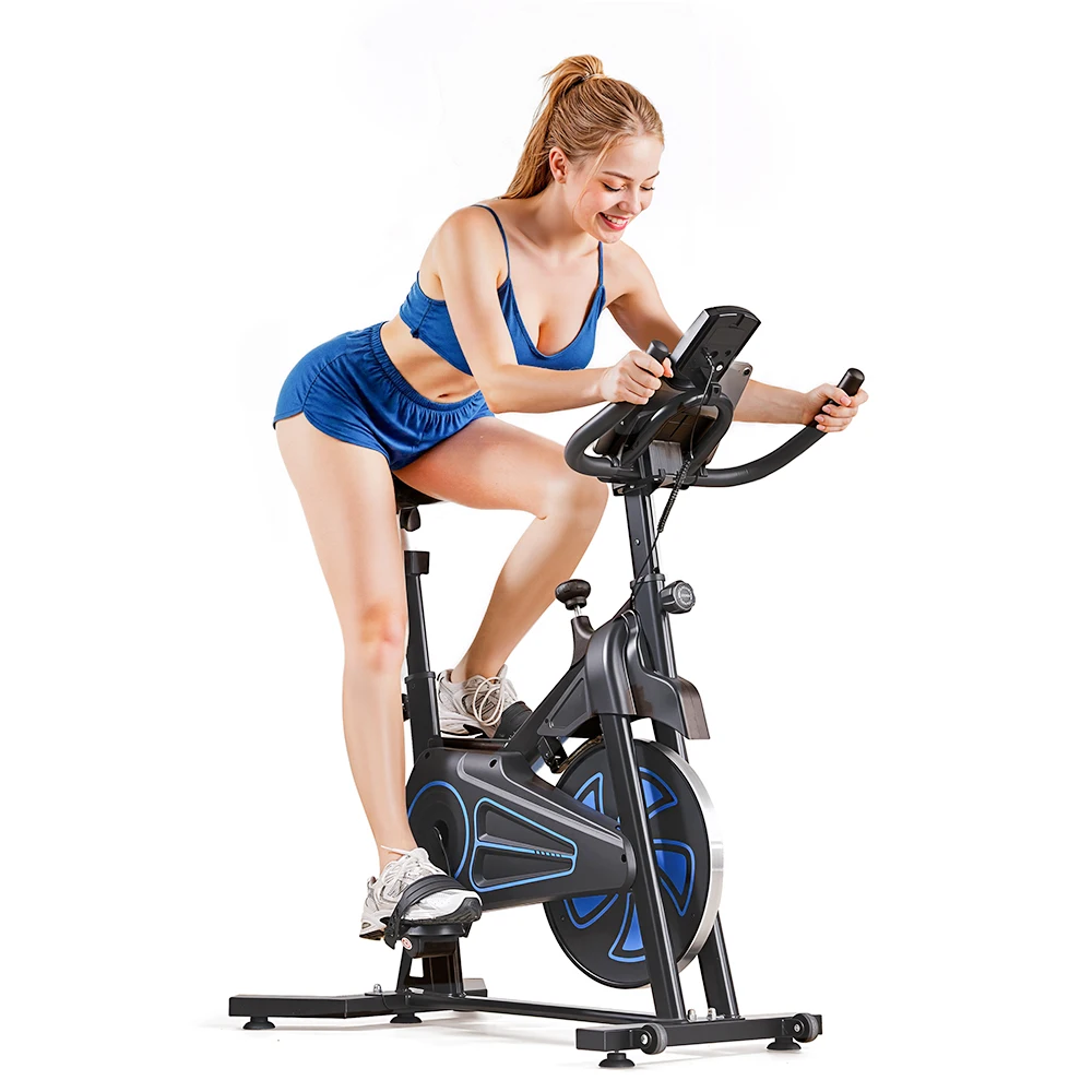 Formill QK116C Indoor-Fahrrad mit Magnetwiderstand, 12KG Schwungrad, 287lbs, 100-Stufen-Widerstand, LCD-Display, Leiser Riemenantrieb, Heim-Cardio – Detail 18