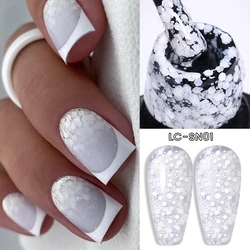 LILYCUTE 7ML Snowflake Gel Nail Polish Soak Off Temperature Color Changing Gel Polish Semi Permanent UV Gel Nail Art Gel Varnish