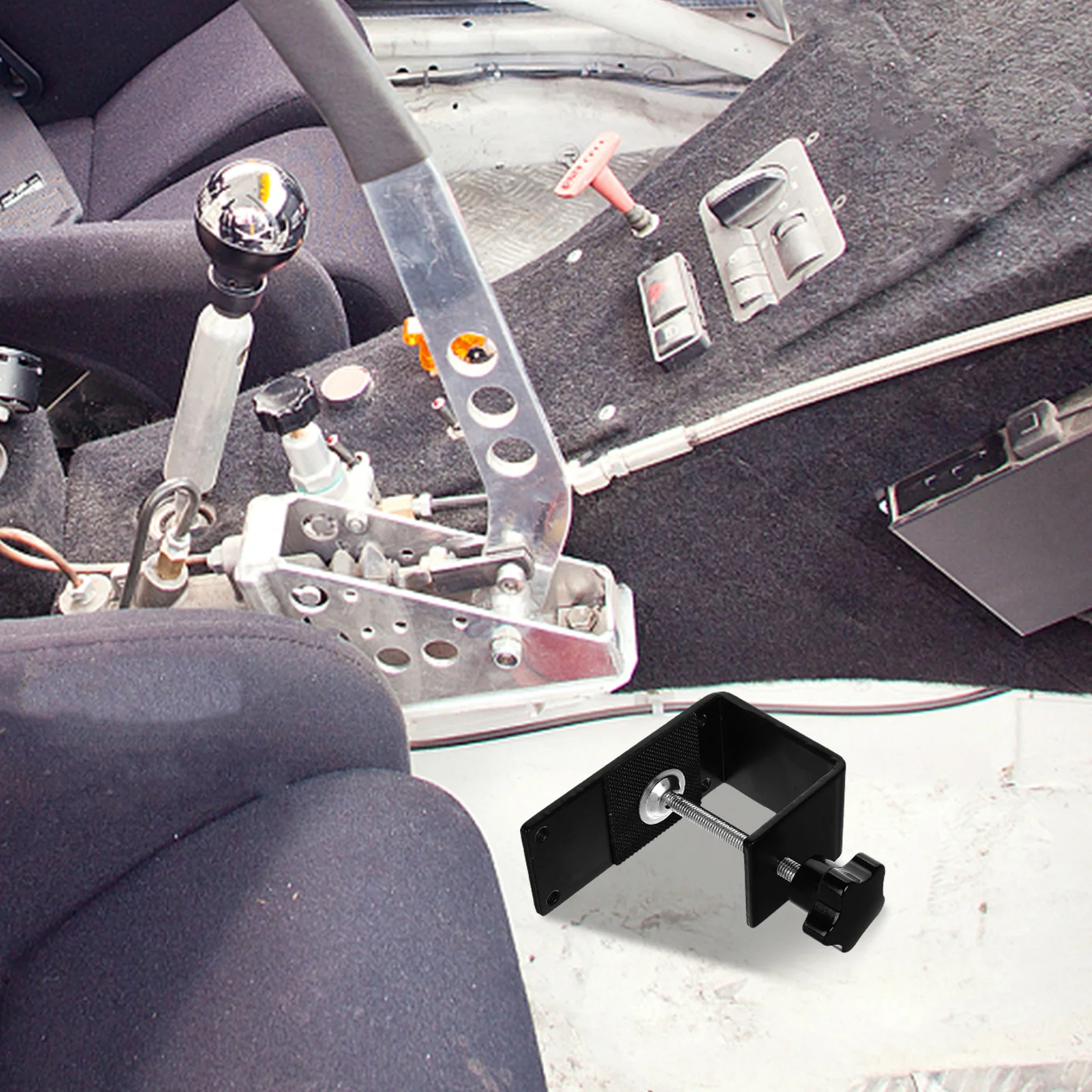 

1Set Racing Handbrake Rack Compact Adjustable Handle Gaming Joystick Mount Drift Shifter Stand Simulation Linear USB Game