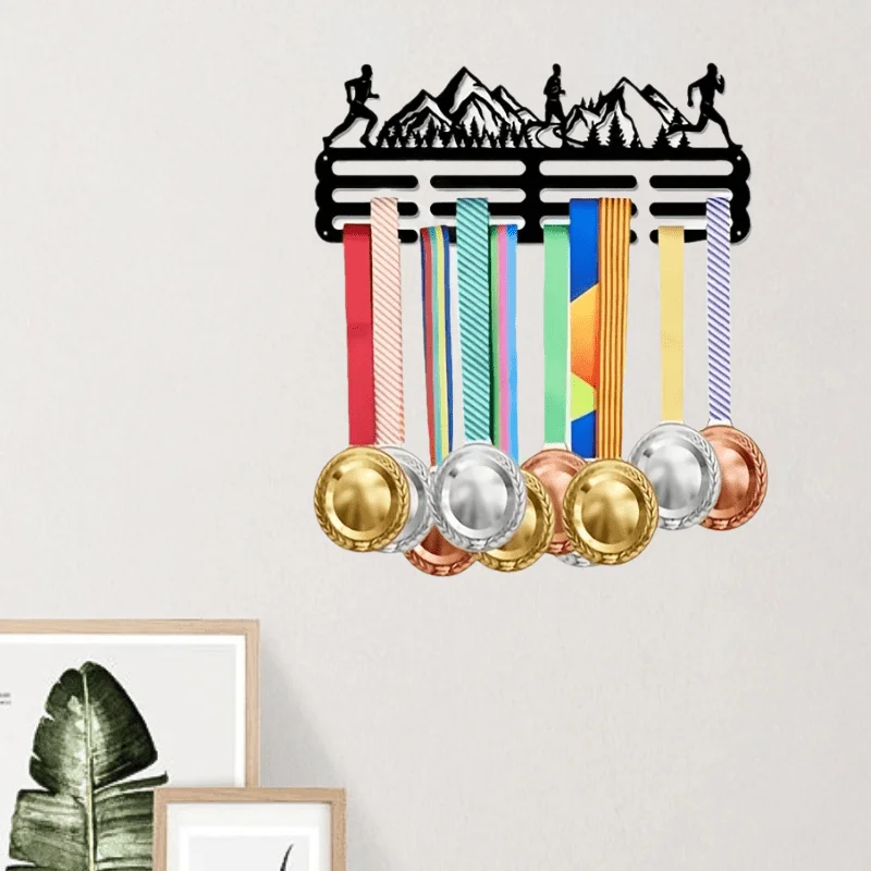 1pc Medal Rack for Running, a Display Stand for Sports Medals in The Park, Suitable for Hanging Multiple Medals with Ribbon