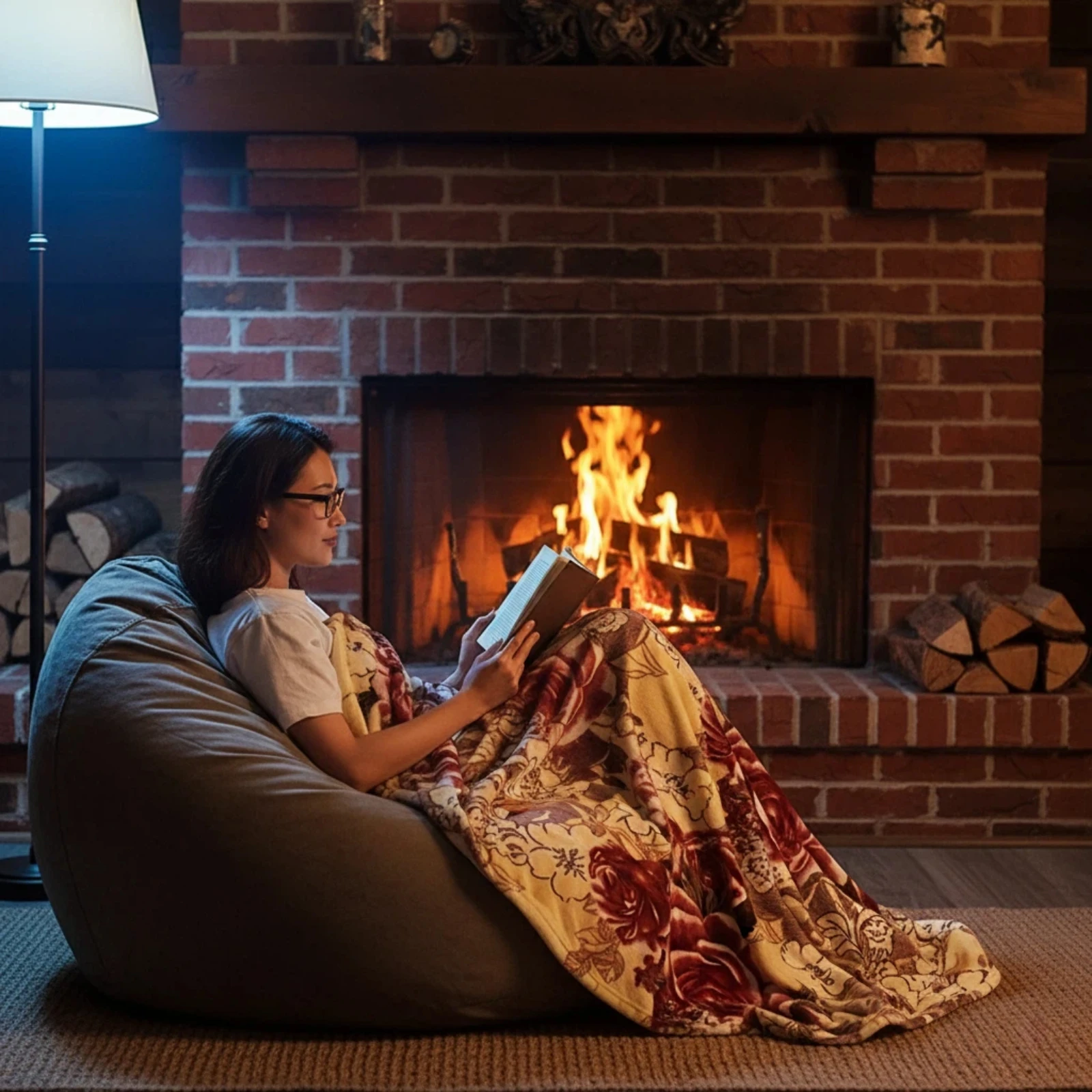 Blanket Double Sided Soft Plush  Warm Fuzzy Cozy Bedding for Cold Weather  King Size Available