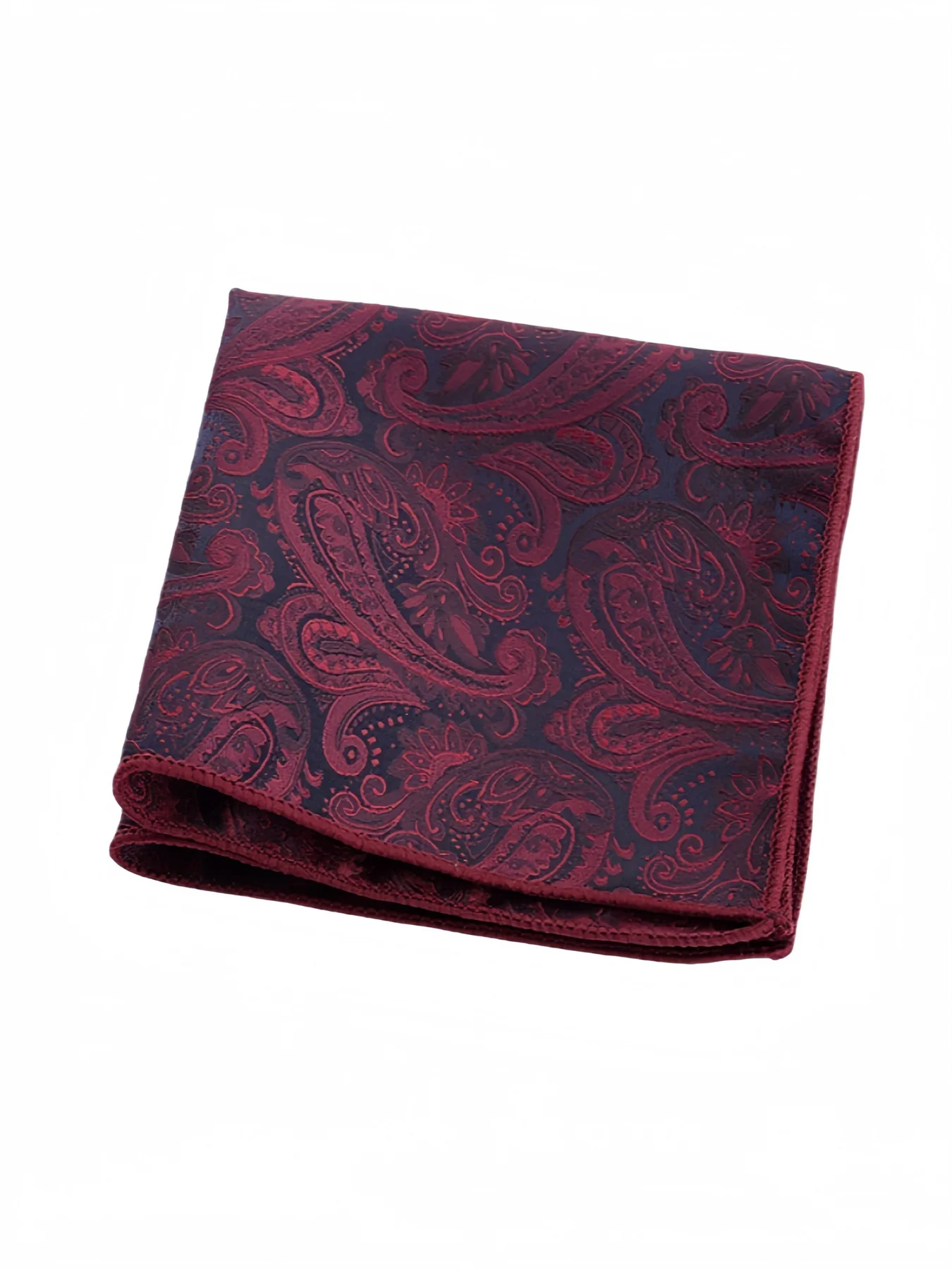 1 Men's Handkerchief, Men's British Retro Pattern Pocket Square, Suit Pocket Square