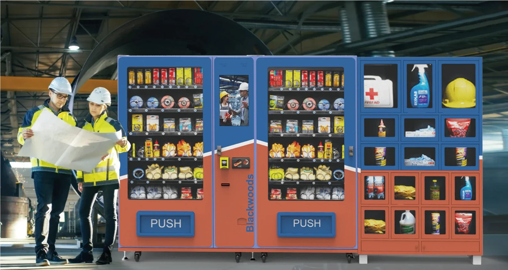 FL Storage Cabinets Vending Machine for Chemical Supplies Cleaning Products SDK Multiple Payment Options Cloud-Based Custom