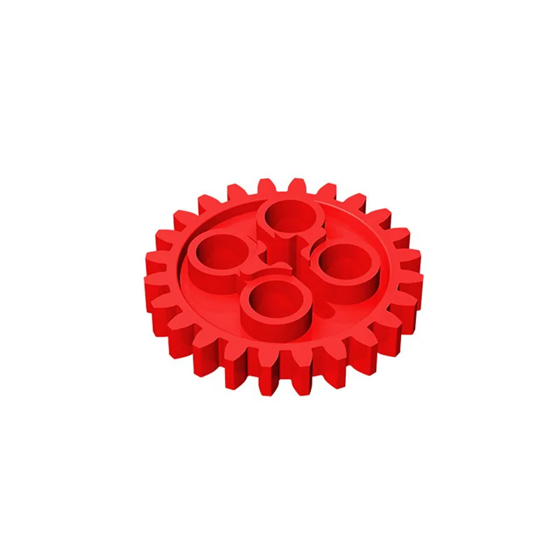 10pcs Compatible MOC Brick Parts 3648 High-tech Gear 24 Tooth Building Block Particle DIY Assmble Kid Puzzle Brain Toy Gift