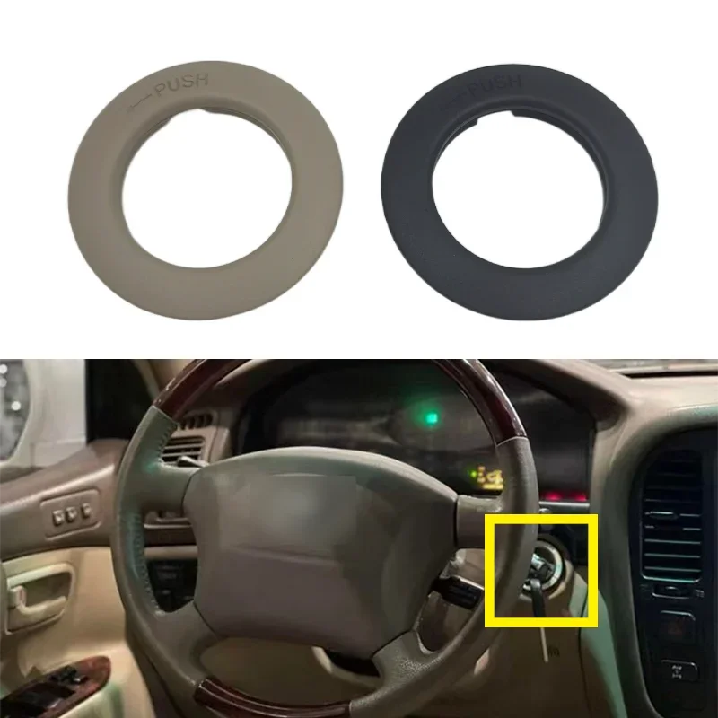 For Toyota Land Cruiser LC100 1998-2007 For Prado LC120 For Lexus GX470 2003-2009 Car Ignition Switch Key Hole Trim Ring Cover