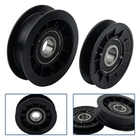 Idler Pulley Set GX20286GX20287 GX20286A, 2 Pcs, 2 7/8 OD, 5/8 ID, 7/16 Wide, 3 3/8 OD, 5/8 ID, 1 Wide for Multiple Applications