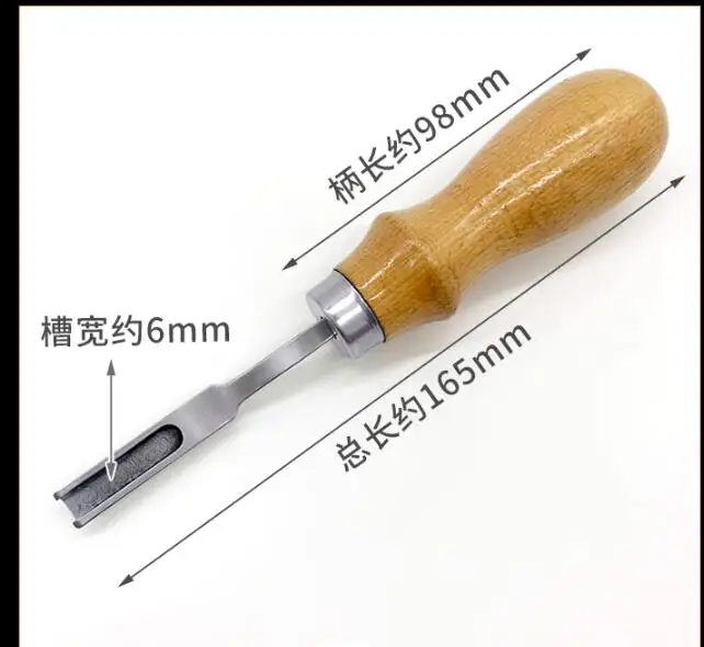 

Leather spatula Handmade DIY leather tools French wide edge scraper Oblique edge trimmer leather edge treatment household tool