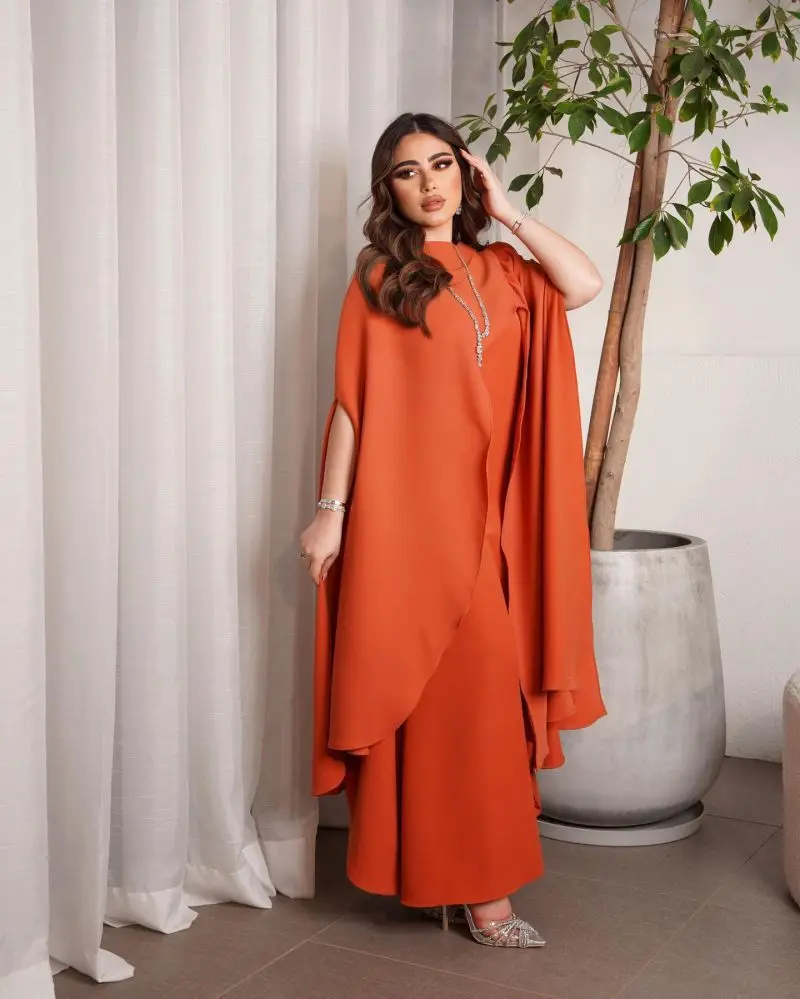 2023 Middle East New Temperament Stitching Loose Big Pendulum Gown Dress Robe Muslim Dress Women Abayas for Women Muslim Abaya