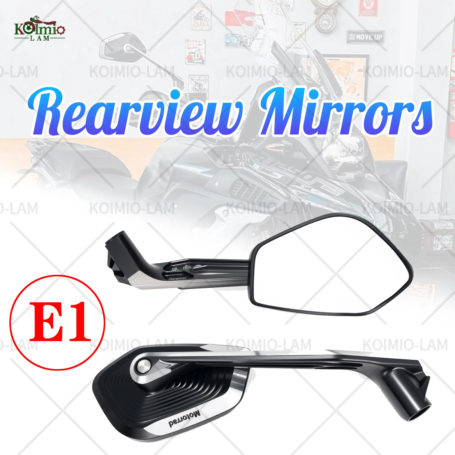 Fit For BMW R1300GS / ADVENTUER 2024 - 2025 Rear View Rearview Mirror Side Mirror