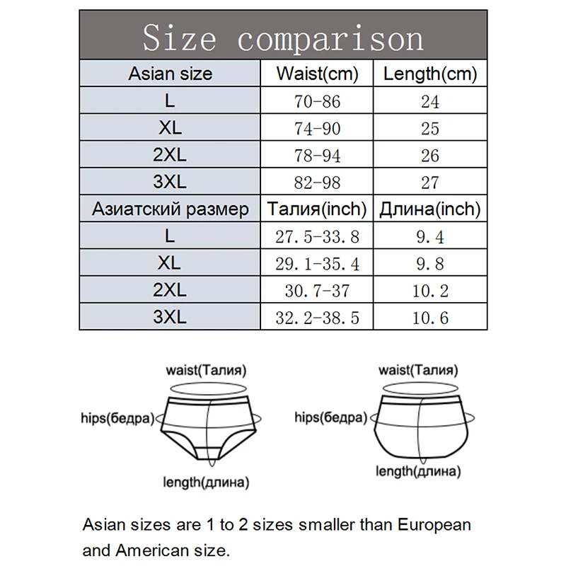 4Pcs/Lot Men\'s Cotton Underpants Underwear Sexy Knickers Under Wear Breathable Shorts Panties Comfortable Lingerie Boxers Briefs