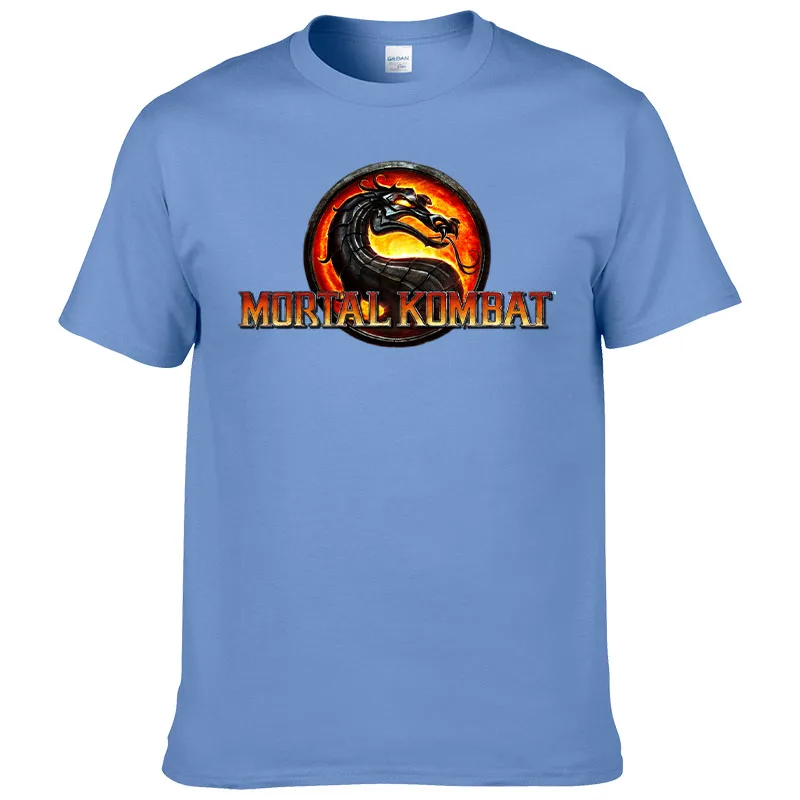 2024 New Summer Game Mortal Kombat T Shirt Men Cotton Short Sleeve Printed T-Shirt Fashion Casual Tops Cool Tees F187