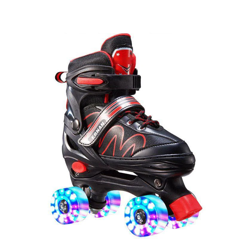 patins-a-roulettes-quad-reglables-oem-pour-enfants-et-adultes-base-a-double-rangee-design-professionnel-roues-lumineuses-clignotantes-chaussures-de-skate
