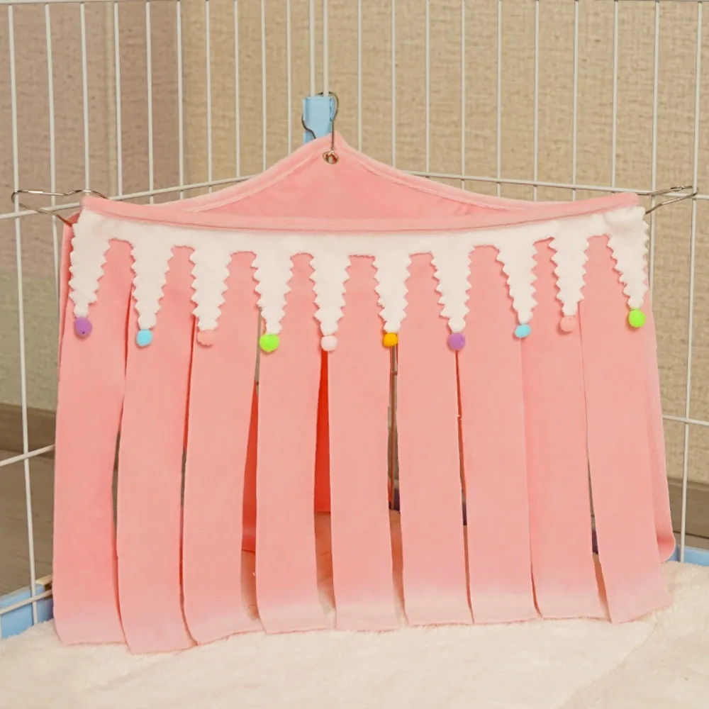 Guinea Pig Hide Corner Fleece Sleeping Bed Cozy Hamster Hammock Guinea Pig Cage Accessories Peekaboo Toys For Flying Squirrels