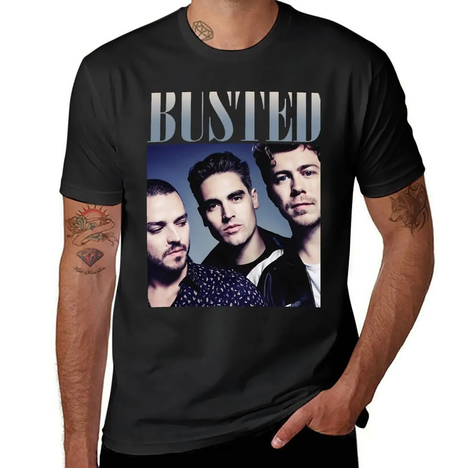 

BUSTED BAND T-Shirt designer shirts vintage anime shirt fitted t shirts for men