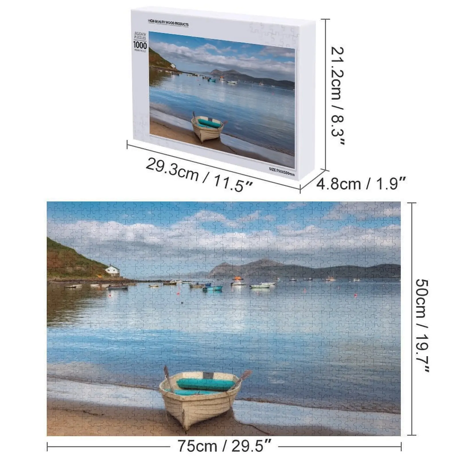 Morfa Ne Fisk Пазл для взрослых и детей Деревянный на заказ Деревянный пазл с животными