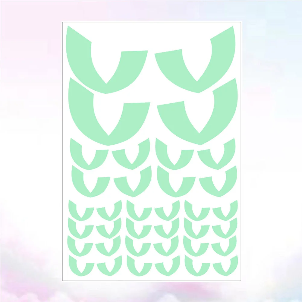 

Luminous Vinyl Stickers Pale Green Glow In The Dark Wall Decals For Room Creative Carved Light
