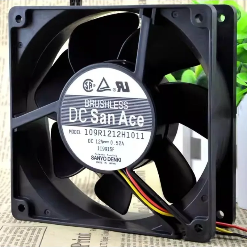 مروحة تبريد جديدة لـ 109R1212H1011 12V 0.52A 12cm 12038 مروحة خادم 120*120*38mm