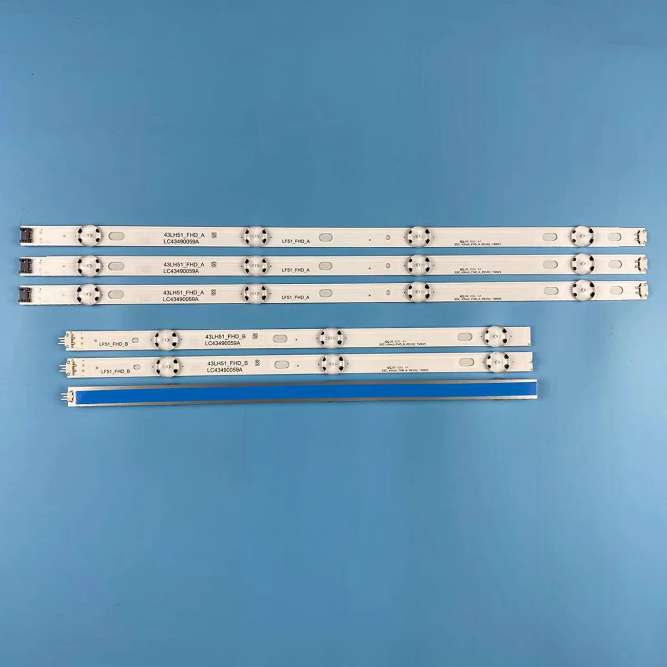 LED strip for LG 43UJ639V 43UJ631V 43LJ5500 43UJ6300 43UJ634V 43LJ624V 43LJ510V 43LJ541V 43LJ5150 43LH515V 43LJ614V 43UJ6560