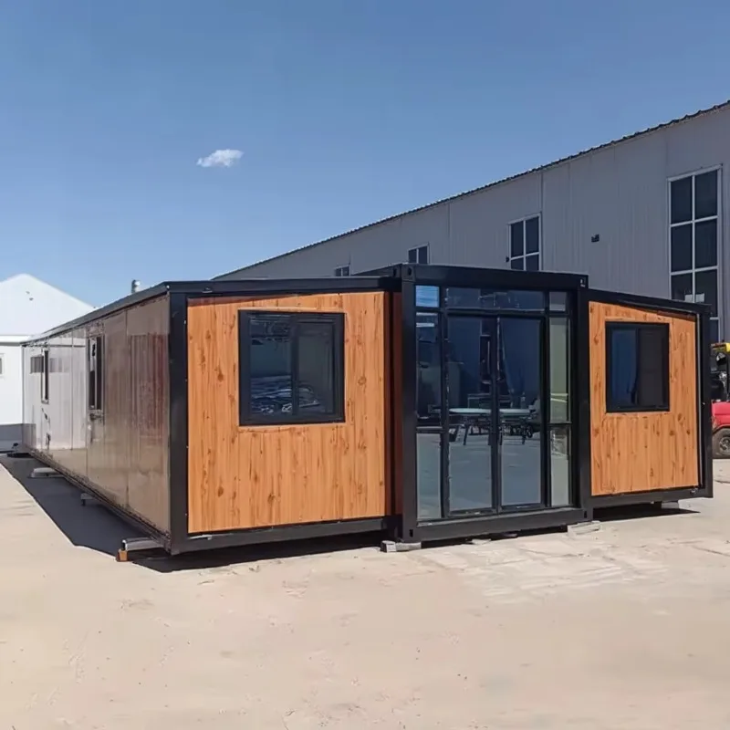 Mobile Foldable Prefab Container House Expandable Steel Structure Waterproof Compact Living Unit Durable