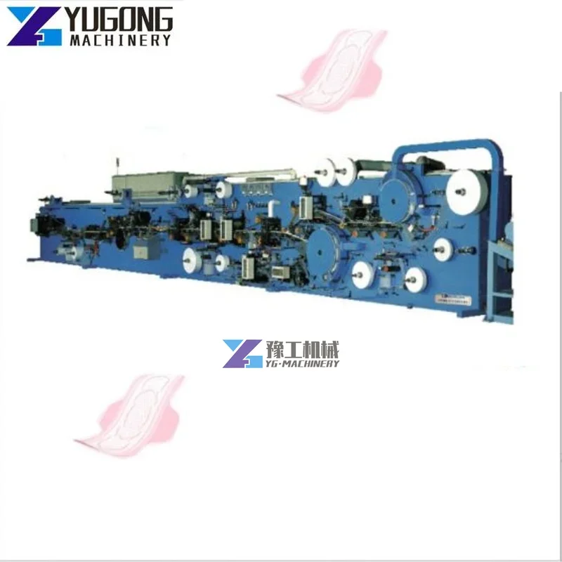 

Full-automatic Lady Sanitary Napkin Raw Material Complete Production Line Absorbent Sap Paper Making Machine