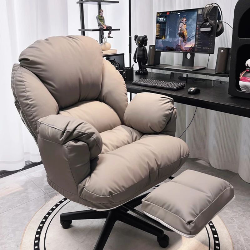 

Lazy Computer Chair Comfortable Sitting Home Couch Bedroom Study Desk Chair Armchair Reclining Gaming Chair