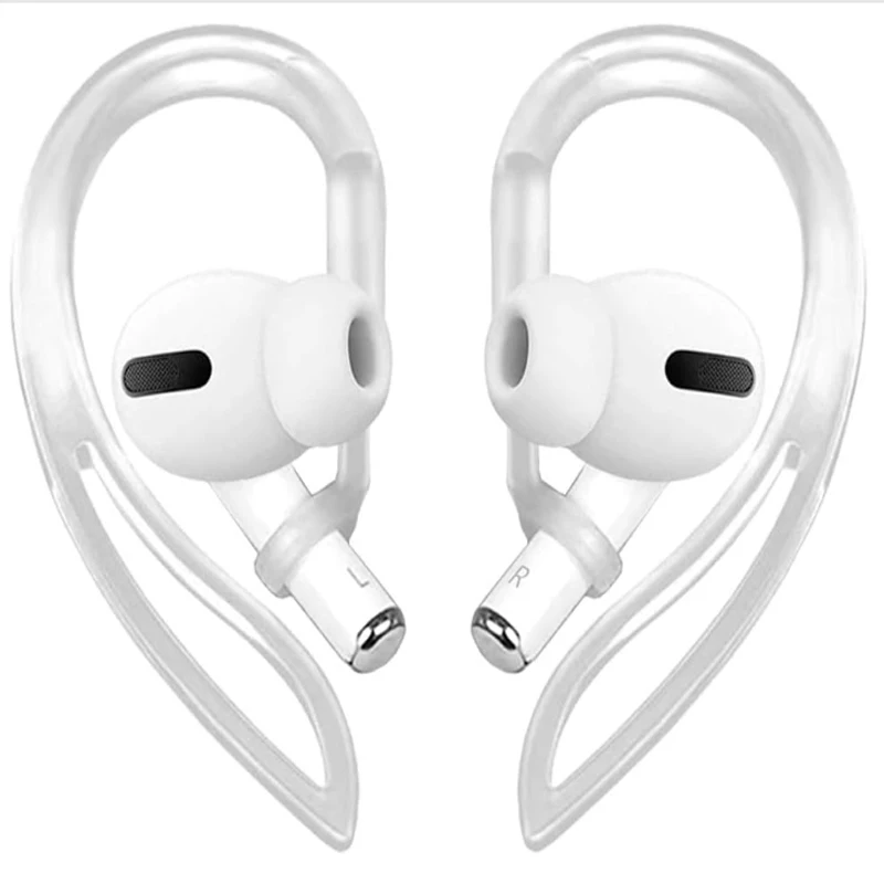 Ear Hooks For Airpods Transparent Silicone Multifuncation Earphone Accessories Multi-Angle Adjustable Wireless Earphone Clip