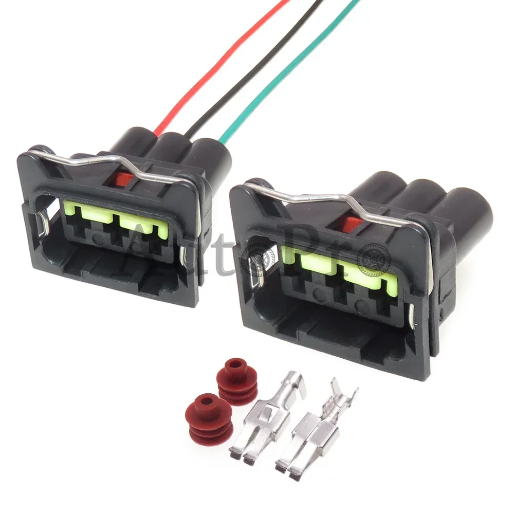 1 Set 3 Hole AC Assembly Automobile Accessories Large Current Socket for Buick Chevrolet Car Camshaft Phase Position Sensor Plug