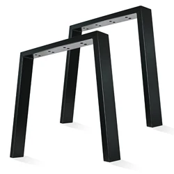 Metal Table Legs 30 inch H 28'' W｜Heavy Duty U Shape Furniture Legs｜Coffee Table Legs for DIY Furniture,Computer Table