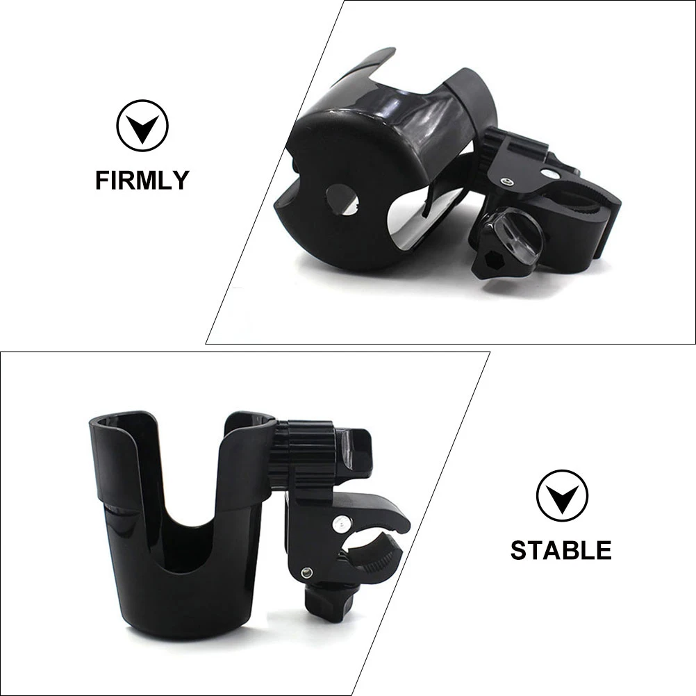 

2 Pcs Cup Holder Water Bottle Bike Pram Stroller Strollers Plastic Universal for Cart